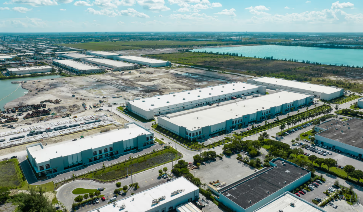 Aerial of First Park Miami