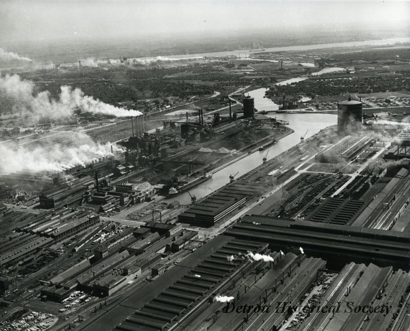 Ford Rouge Complex Aerial Photograph from 1950s_11zon